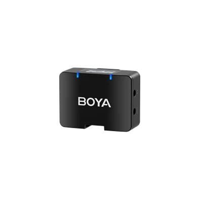 BOYA BOYAMIC 2.4GHz univerzális (1+2 töltődoboz) vezeték nélküli mikrofon szett
