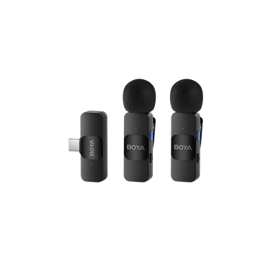 BOYA BY-V20 TX x2 RX (USB-C) vezeték nélküli mikrofon szett