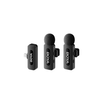 BOYA BY-V2 TX x2 RX (Lightning) vezeték nélküli mikrofon szett