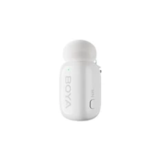 BOYA Mini Ultrakompakt 2 adó + 2 vevő (USB-C + Lightning) fehér vezeték nélküli mikrofon + 1 töltőtok