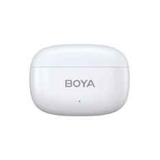 BOYA Mini Ultrakompakt 2 adó + 2 vevő (USB-C + Lightning) fehér vezeték nélküli mikrofon + 1 töltőtok
