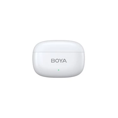 BOYA Mini Ultrakompakt 2 adó + 2 vevő (USB-C + Lightning) fehér vezeték nélküli mikrofon + 1 töltőtok