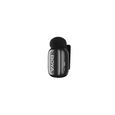 BOYA Mini Ultrakompakt 2 adó + 2 vevő (USB-C + Lightning) fekete vezeték nélküli mikrofon + 1 töltőtok