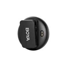 BOYA Omic-D 2.4GHz Ultrakompakt (iOS 1+2 töltődoboz) fekete vezetéknélküli szett