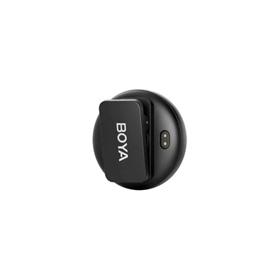 BOYA Omic-D 2.4GHz Ultrakompakt (iOS 1+2 töltődoboz) fekete vezetéknélküli szett