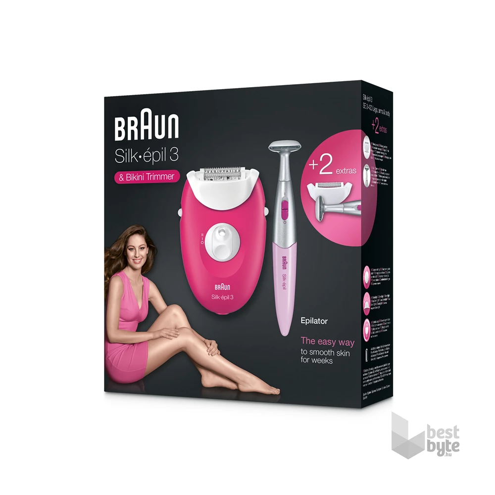 BRAUN SE3420 Silk-épil 3 3-420 epilátor szett