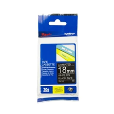 Brother TZe-345 0.7" 18mmx8m fekete/fehér laminált szalag