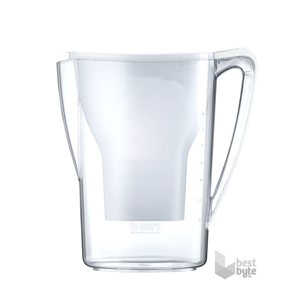 BWT Aqualizer Home 125626883 2,7l fehér vízszűrő kancsó + üvegkulacs