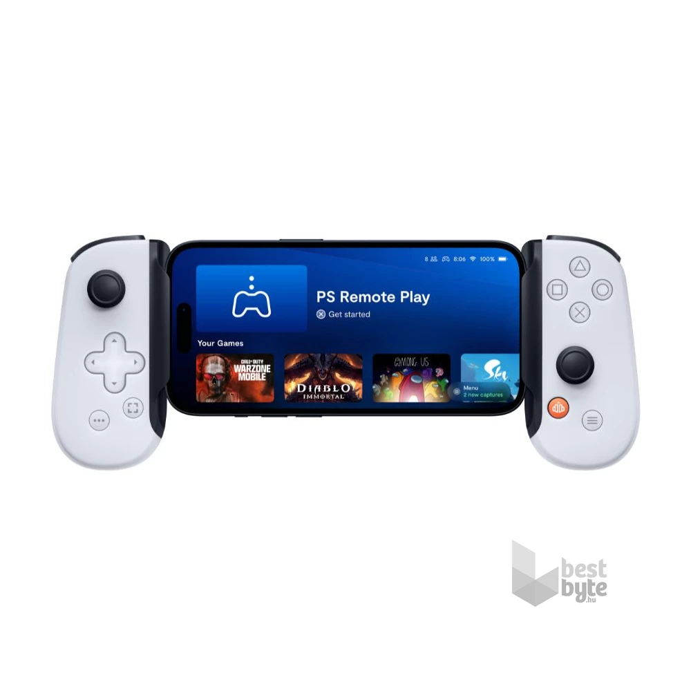 Backbone BB-51-P-WS One 2nd Gen PlayStation Edition (USB-C) iOS/Android okostelefon fehér kontroller