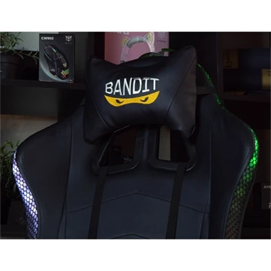Bandit LUMINA RGB fekete gamer szék