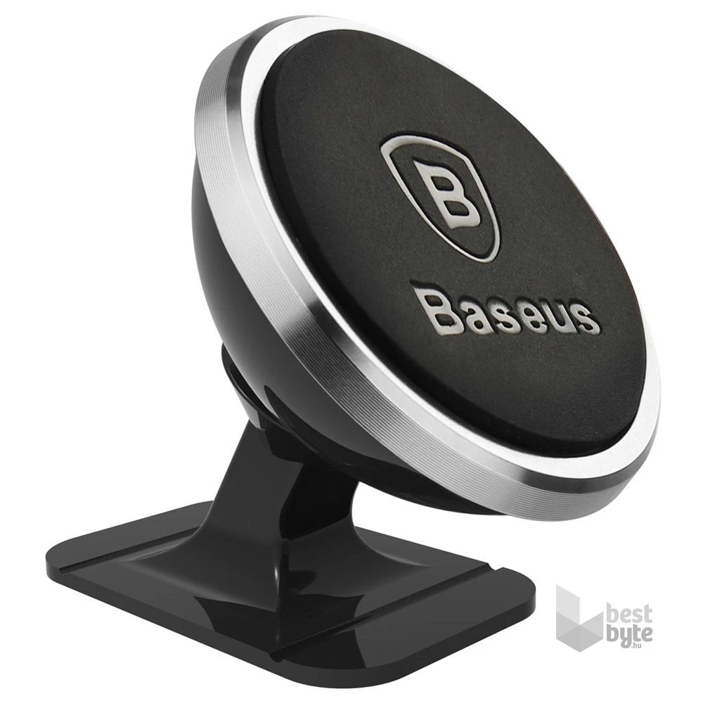 Baseus 360 -ban állítható mágneses telefontartó ezüst SUCX140012