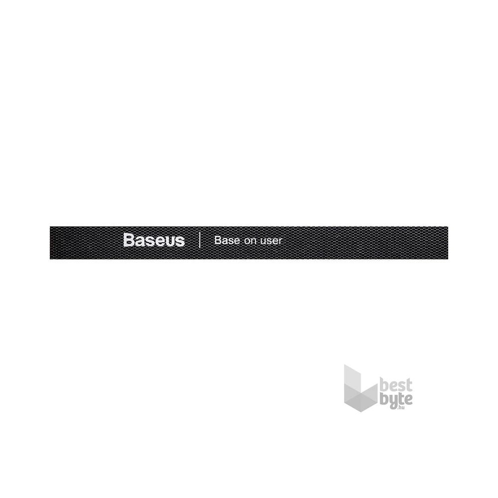 Baseus ACMGT-F01 Rainbow Circle 3m fekete kábelrendező tépőzáras szalag