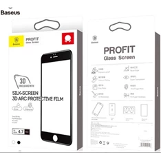 Baseus All-screen iPhone 6/6S fekete 0.3mm edzettüveg kijelzővédő fólia