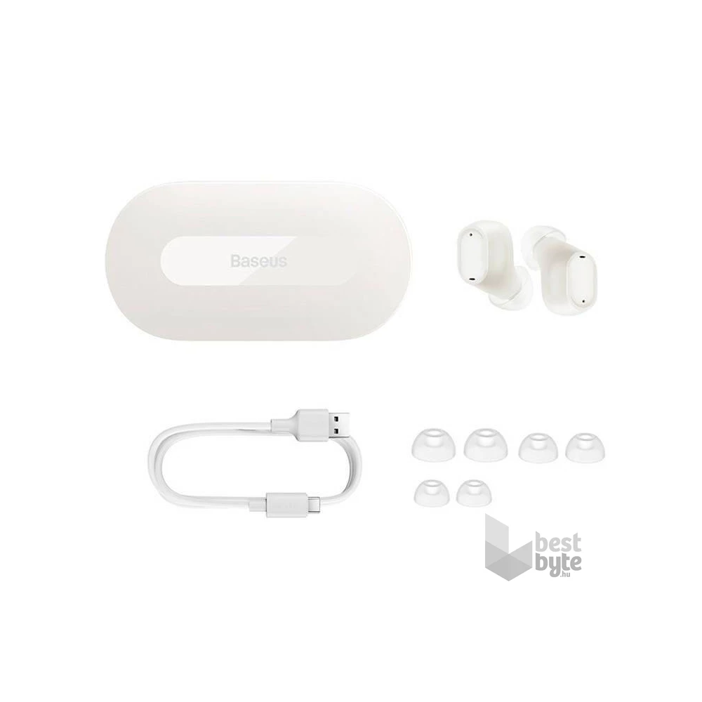 Baseus Bowie EZ10 True Wireless Bluetooth fehér fülhallgató
