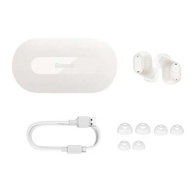 Baseus Bowie EZ10 True Wireless Bluetooth fehér fülhallgató