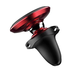 Baseus C40141201913-00 univerzális fekete/piros szellőzőrácsba illeszthető mágneses telefontartó