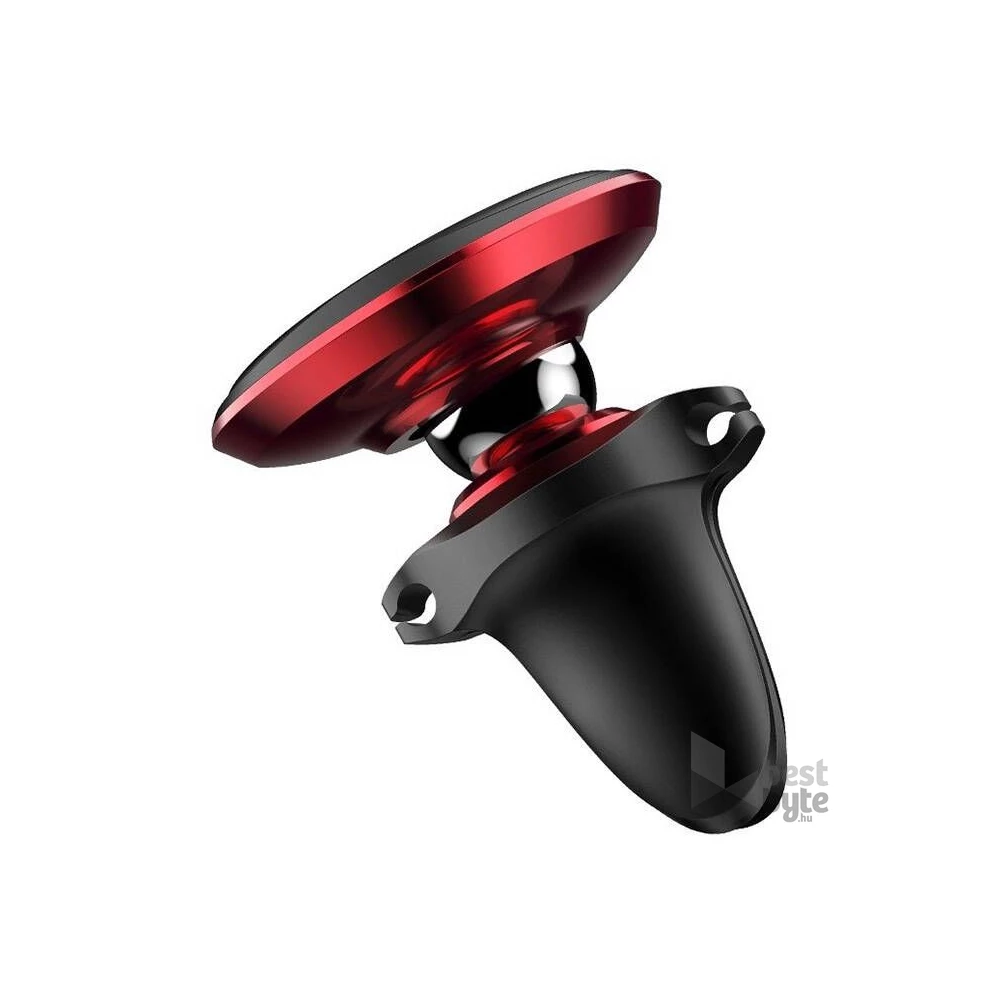 Baseus C40141201913-00 univerzális fekete/piros szellőzőrácsba illeszthető mágneses telefontartó