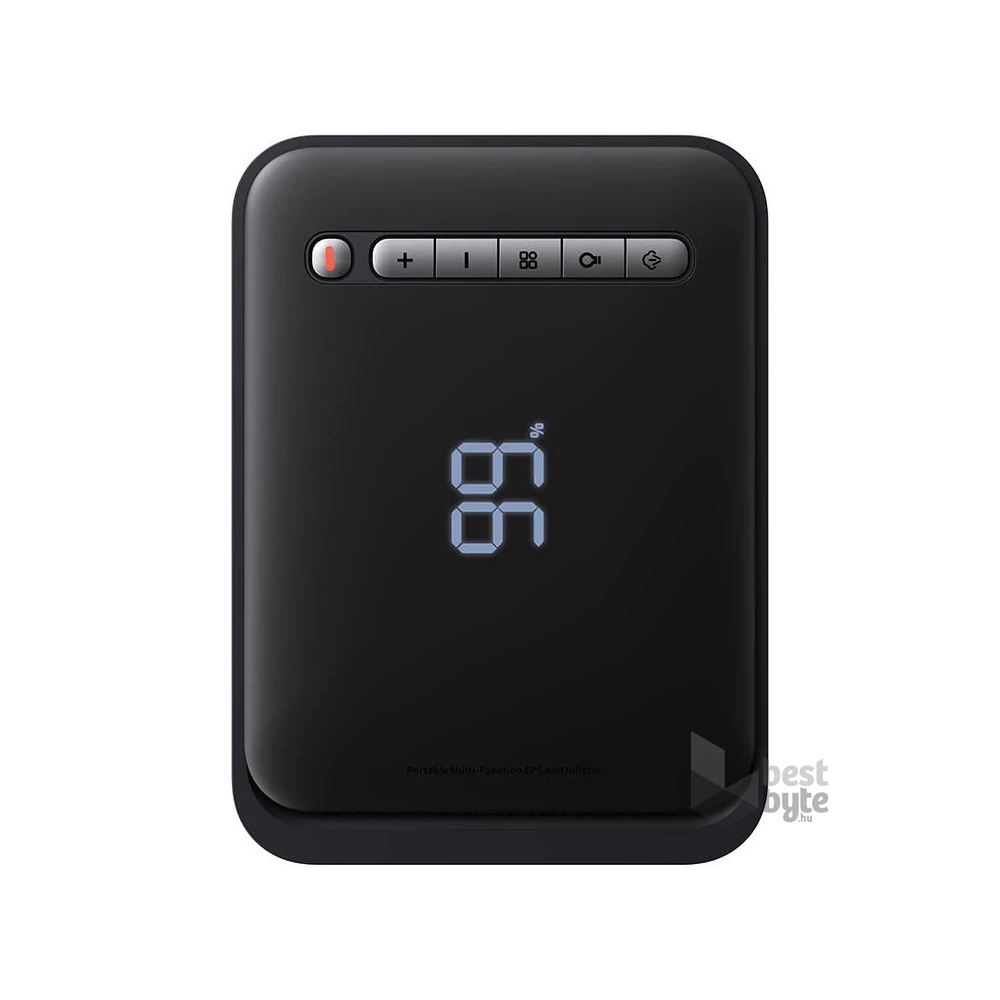 Baseus CGCN000001 Starter + Compressor 2in1 Super Energy Car Jump Starter 8000mAh fekete autós akkumulátor töltő
