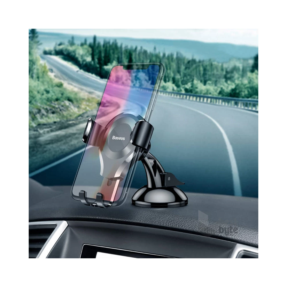 Baseus Car Mount Osculum Gravity 6,3-8,5" fekete autós telefontartó