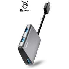 Baseus Enjoyment 3 portos szürke USB 3.0 HUB
