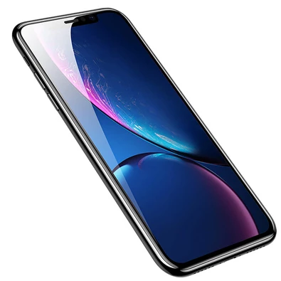 Baseus Full-coverage iPhone XR 6.1 fekete 0.3 mm edzettüveg kijelzővédő fólia