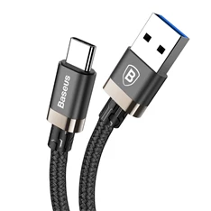 Baseus Golden Belt Series 2A 1m Lightning > USB fekete-arany kábel