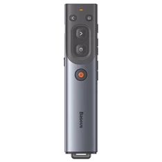 Baseus Orange Dot AI szürke vezeték nélküli akkumulátoros prezenter és lézer mutató Baseus Orange Dot AI szürke vezeték nélküli akkumulátoros prezenter és lézer mutató
