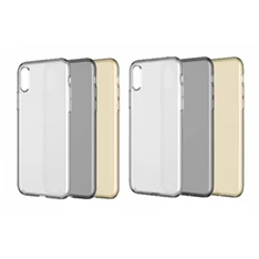 Baseus Simplicity Series iPhone XS arany/átlátszó TPU tok
