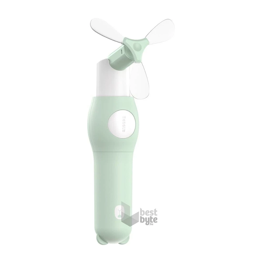 Baseus Tricolor bear 2000mAh zöld hordozható ventilátor és power bank
