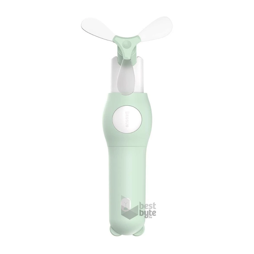 Baseus Tricolor bear 2000mAh zöld hordozható ventilátor és power bank