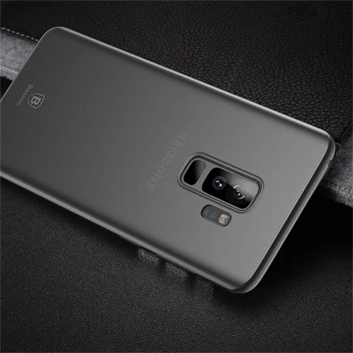 Baseus Wing Samsung S9 Plus fekete-átlátszó tok
