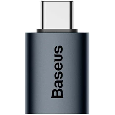 Baseus ZJJQ000003 Ingenuity USB C - USB A kék OTG adapter