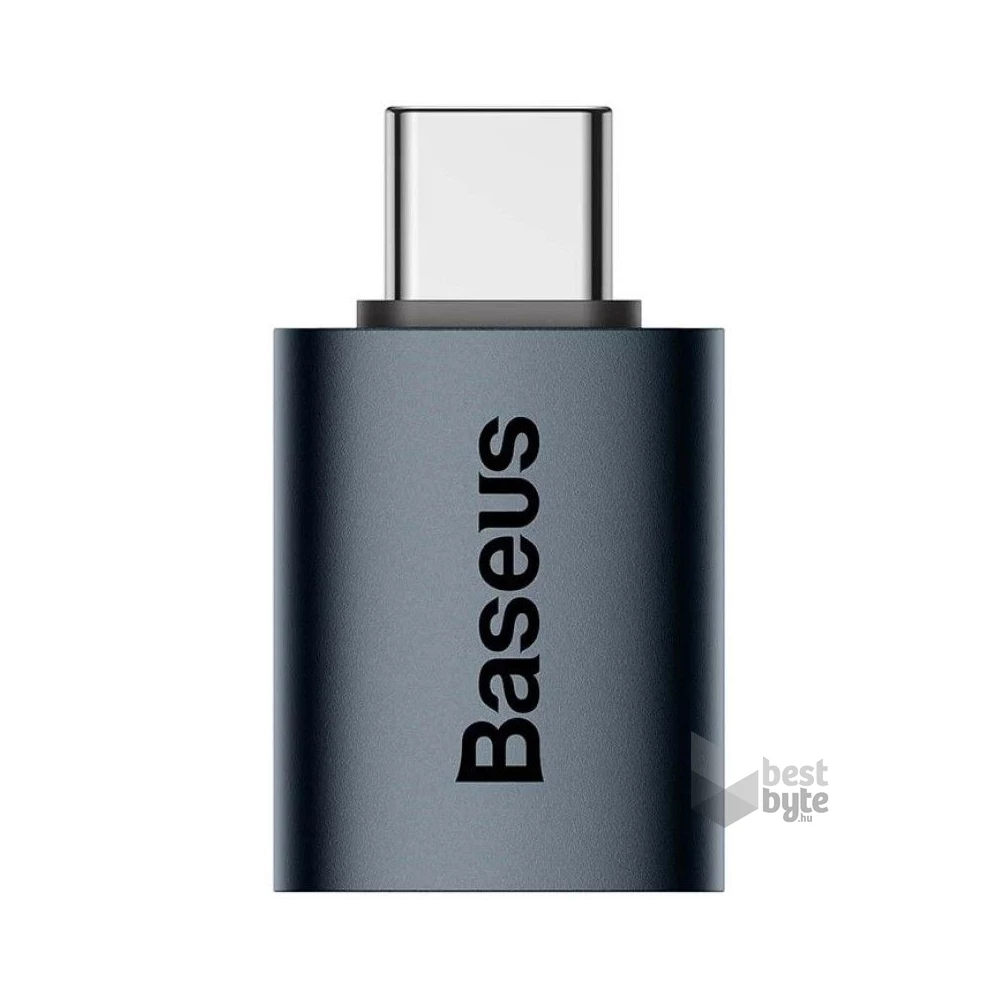 Baseus ZJJQ000003 Ingenuity USB C - USB A kék OTG adapter