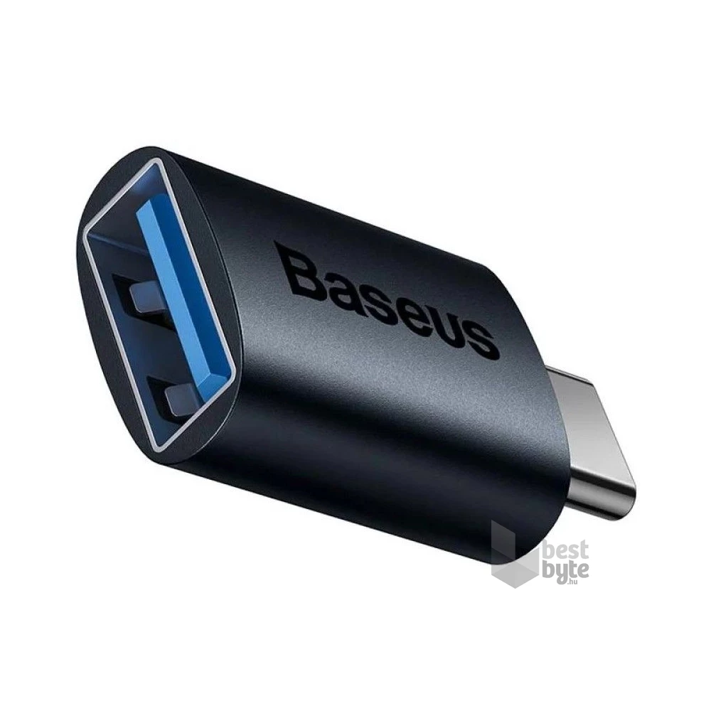 Baseus ZJJQ000003 Ingenuity USB C - USB A kék OTG adapter