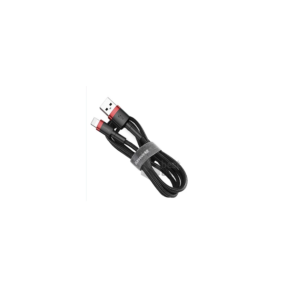 Baseus cafule USB lightning 2.4A 1M CALKLF-B19 fekete kábel
