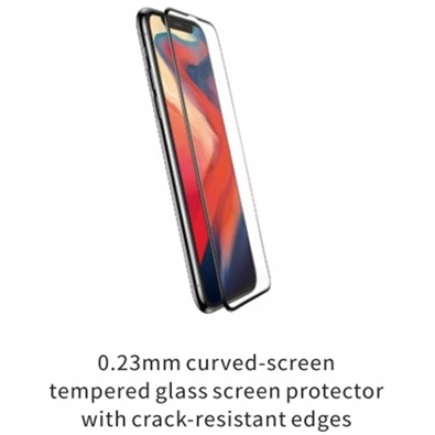Baseus iPhone XR 6.1 repedésálló fekete 0.23mm edzettüveg kijelzővédő fólia