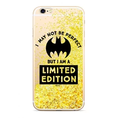 Bat Girl 007 iPhone X/XS arany csillámfolyadékos hátlap