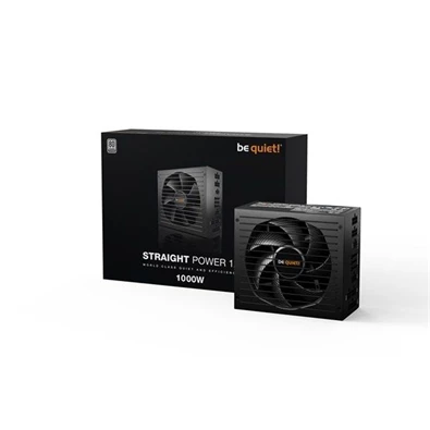 Be Quiet! 1000W - STRAIGHT POWER 12 Platinum (80+ Platinum, ATX3.0, moduláris) fekete tápegység