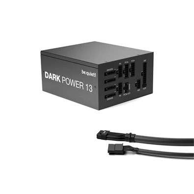 Be Quiet! 850W - DARK POWER 13 (80+ Titanium, ATX3.0, moduláris) fekete tápegység