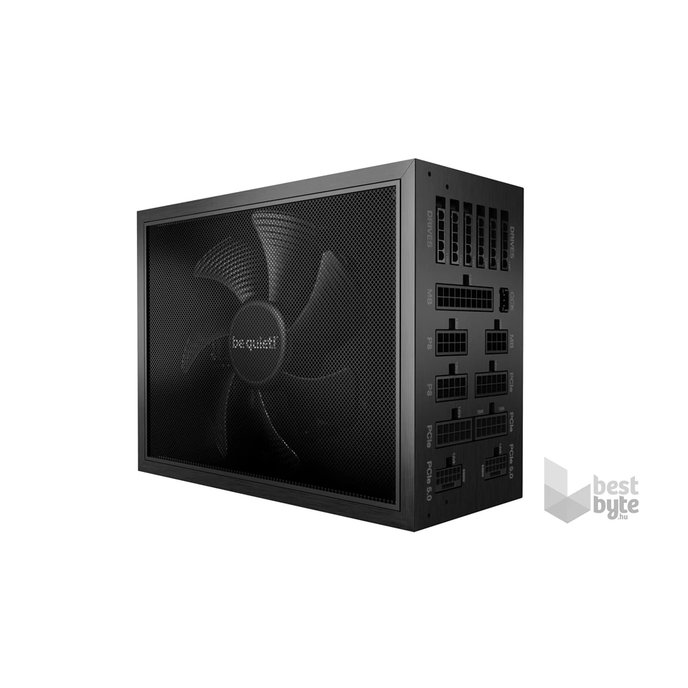 Be Quiet! Dark Power Pro 13 1600W 80+ Titanium (PCIe 5.0) ventillátorral dobozos tápegység