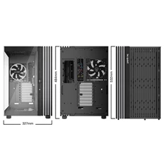 Be Quiet! LIGHT BASE 900 FX fekete (táp nélküli) ablakos ATX ház