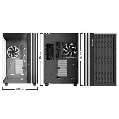 Be Quiet! LIGHT BASE 900 FX fekete (táp nélküli) ablakos ATX ház