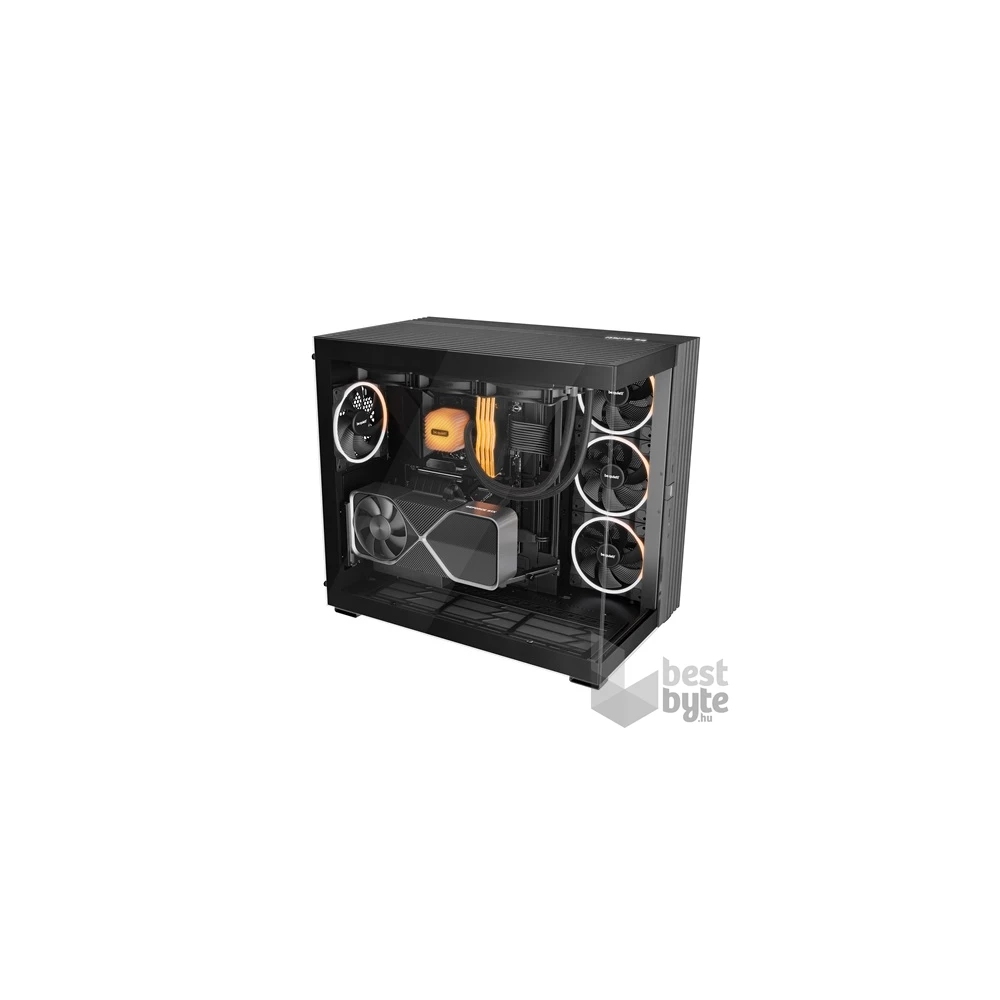 Be Quiet! LIGHT BASE 900 FX fekete (táp nélküli) ablakos ATX ház