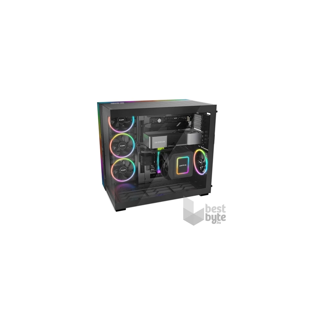 Be Quiet! LIGHT BASE 900 FX fekete (táp nélküli) ablakos ATX ház