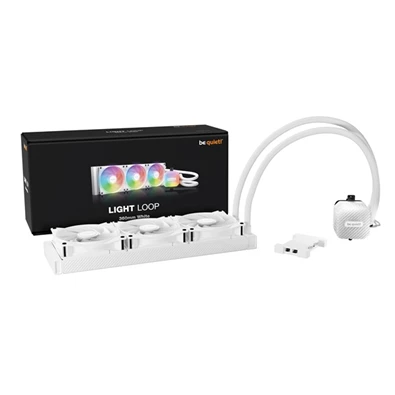 Be Quiet! LIGHT LOOP 3x120mm fehér vízhűtéses processzor hűtő