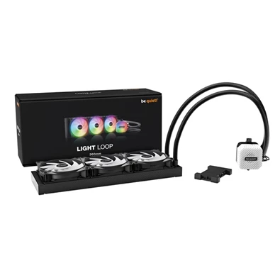 Be Quiet! LIGHT LOOP 3x120mm fekete vízhűtéses processzor hűtő