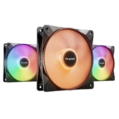 Be Quiet! LIGHT WINGS 3db 120mm PWM RGB fekete ventilátor