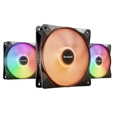 Be Quiet! LIGHT WINGS 3db 120mm PWM RGB fekete ventilátor