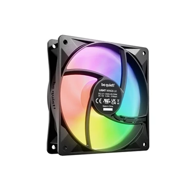 Be Quiet! LIGHT WINGS 3db 120mm PWM RGB fekete ventilátor