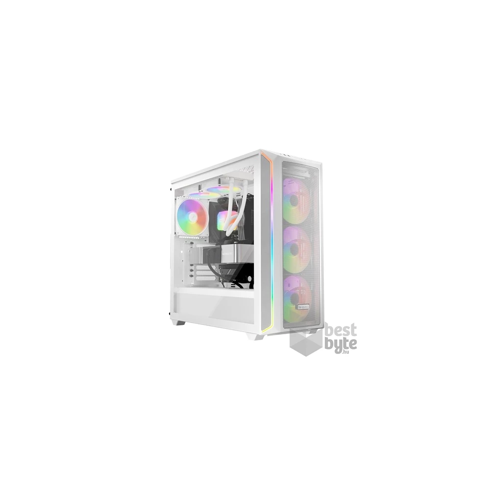 Be Quiet! LIGHT WINGS 3db 140mm PWM RGB fehér ventilátor